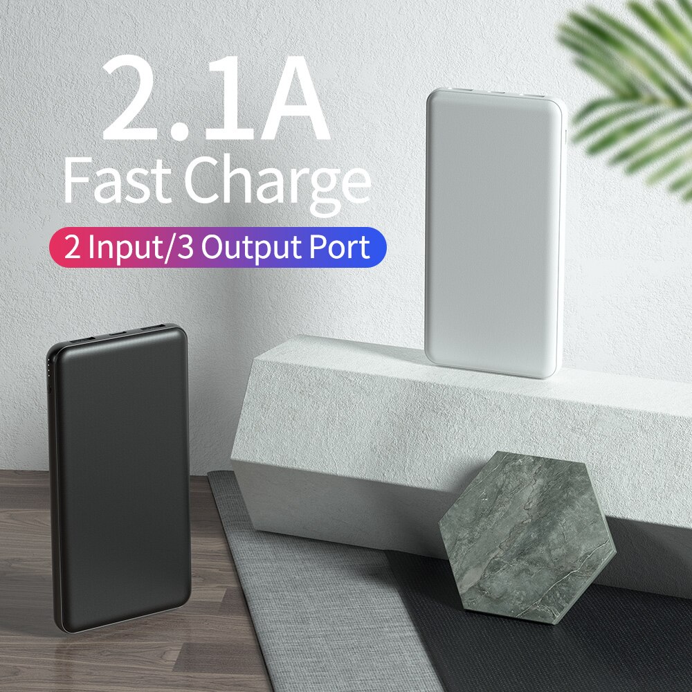 ROCK Schlank Power Bank 10000 mAh Tragbare Lade Ultra dünne Power externe batterie backup pack für iPhone poverbank 10000mah