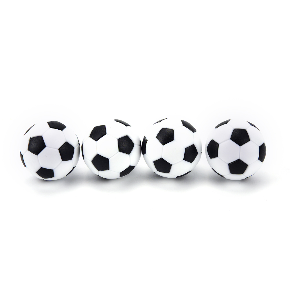 4 st 32mm bord fotboll boll vit svart plast fotboll fotboll mini boll fotboll runda inomhus spel maskindelar
