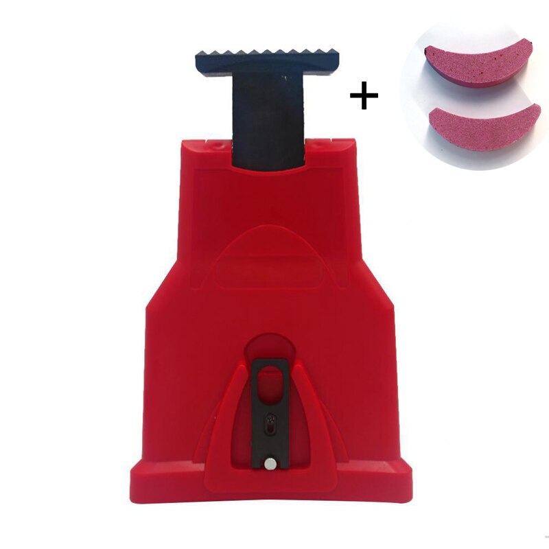 Chainsaw Teeth Sharpener Portable Sharpen Chain Saw Bar-Mount Fast Grinding Sharpening Chainsaw Chain Woodworking Tools: F