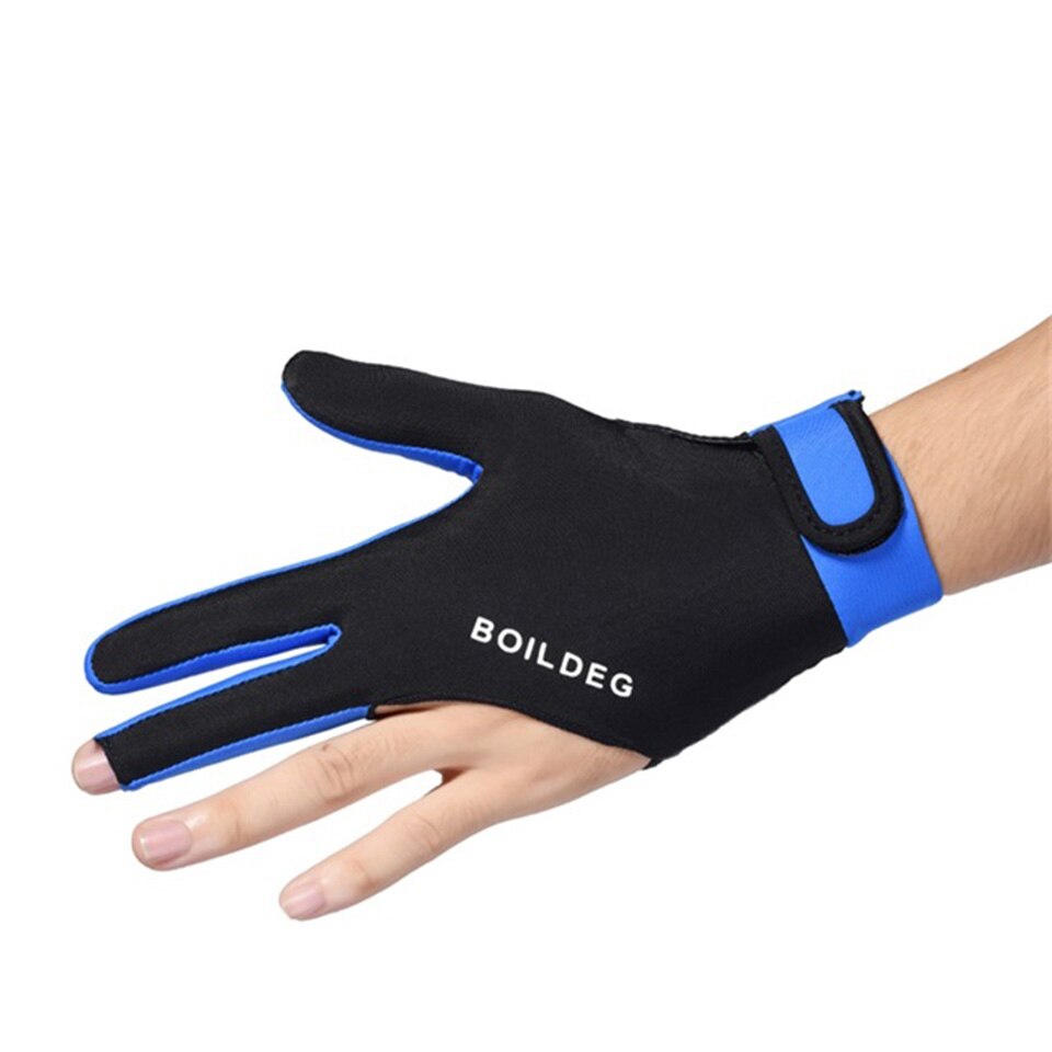 Boodun-guantes de billar de alta elasticidad para hombre y mujer, accesorio de LICRA para la mano izquierda, microfibra, para billar, juego de mesa, 1 ud.