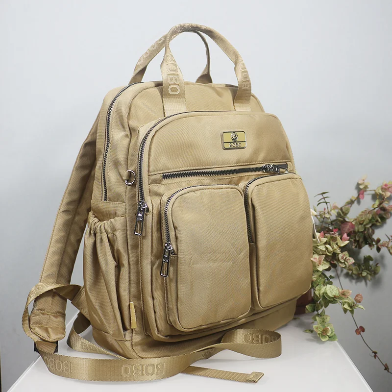 Zaino da viaggio per donna Borsa da scuola ad alta capacità Borsa per laptop leggera e impermeabile Zaino da cabina con tasche multiple per uomo: Grigio scuro