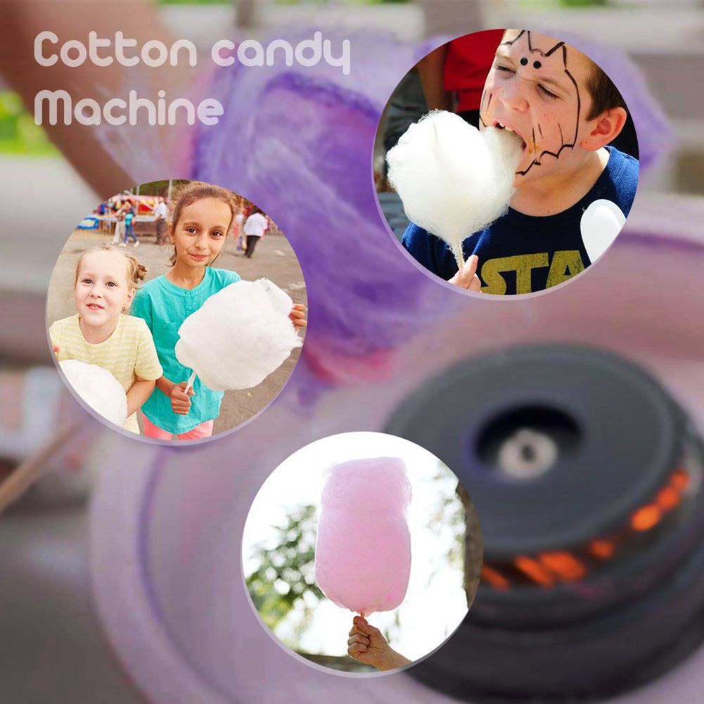 EU Plug 220V Electric Cotton Candy Machine Sugar Cotton Candy Maker Party DIY blue