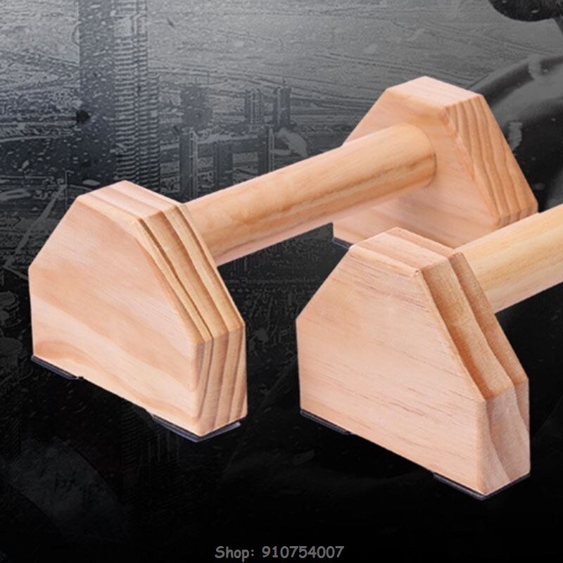 Pine Wood Set of 2PCS | Smooth, Non-Slip Yoga & Gymnastic Training Tool for L-Sits, Lolasana, Handstand Pushup N06 20