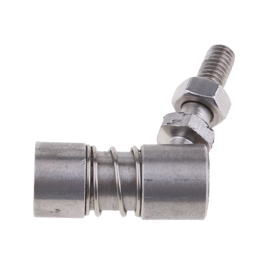 2 Pack 1/4inch Control Cable Shift Throttle Ball Joint Stainless Steel Connector for Marine Boats