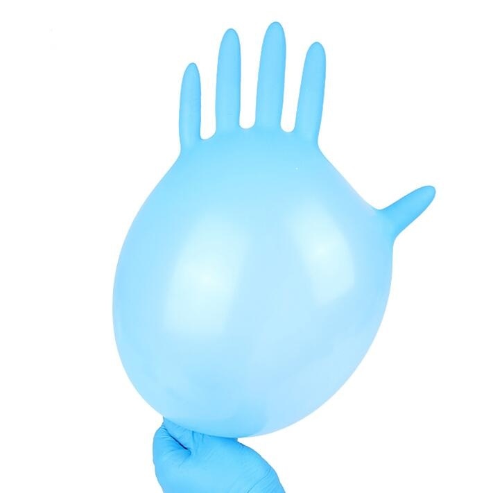 100 pcs Disposable Nitrile Gloves Work Glove Food Prep Cooking Gloves / Kitchen Food Waterproof Service Cleaning Gloves Blue