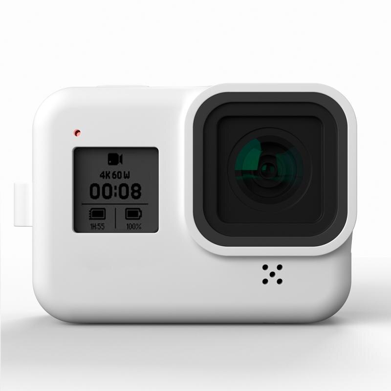 Coque en silicone pour GoPro Hero 8 noir Gopro8 coque en silicone Gopro 8 accessoires Anti-chute étui de protection coque en silicone