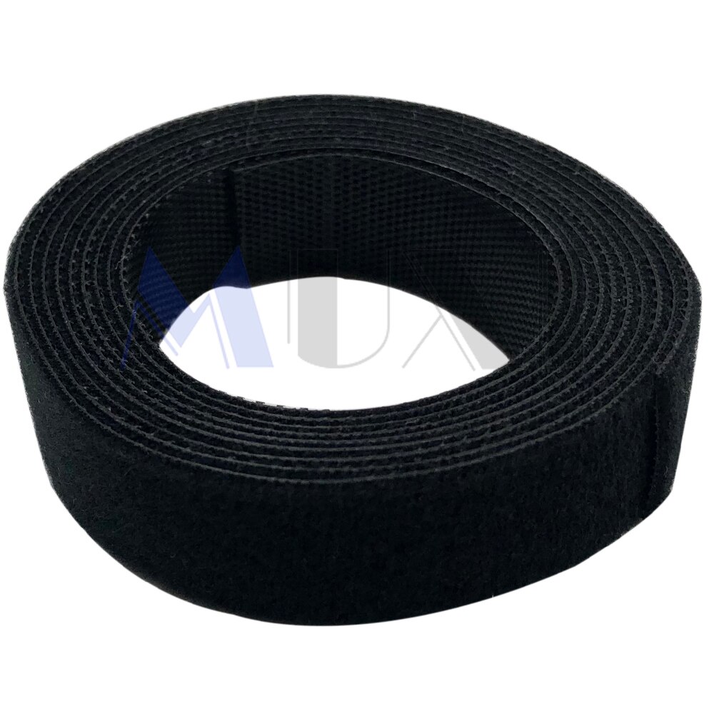 XInGO 1.5m*15mm Nylon Cable Ties Power Wire Loop Tape Multifunction Nylon Straps Fastener Reusable Magic Tape: black