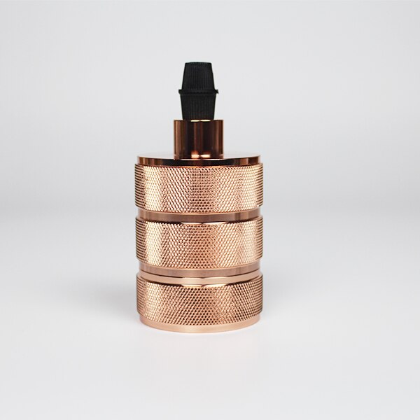 Vintage aluminium E27 fitting lamphouder Edison Base lamphouder Vintage 5-kleuren Socket Loft industriële hanglamp stijl: Roze