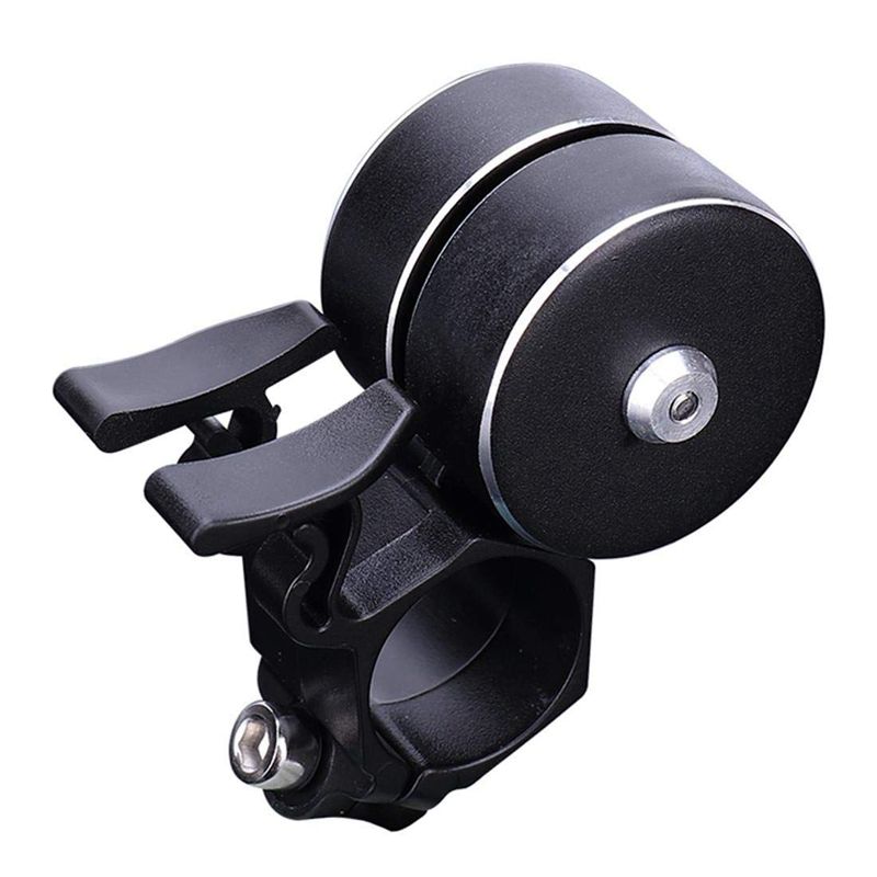 Bicycle Bell, Super Loud Mountain Bike Double Bell Bicycle Accessories (Suitable for Diameter 22mm-24mm) black: Default Title