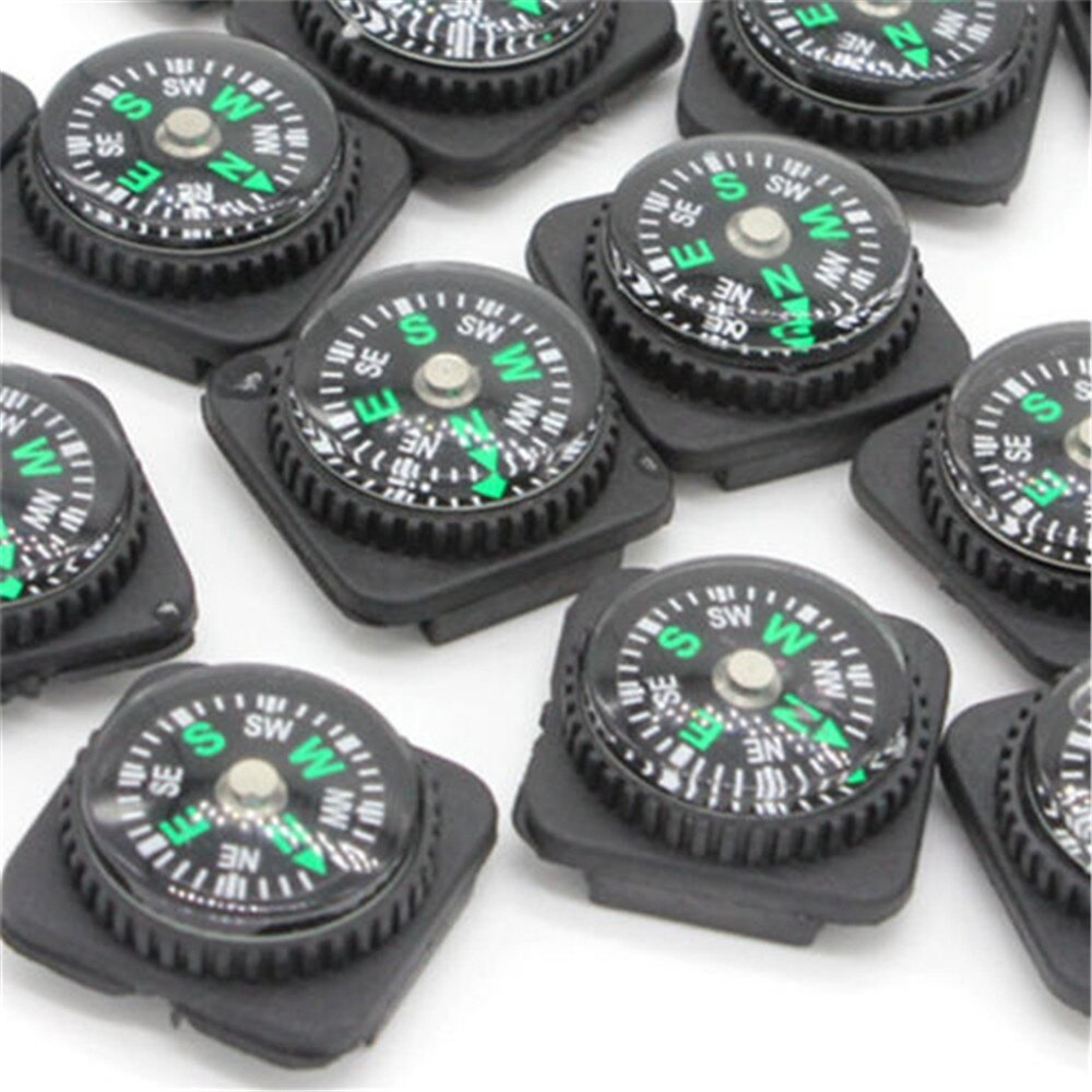 2 Stks/set Mini Camping Kompas Voor Horloge Band Slip Slide Navigatie Kompas Pols Camping Navigatie Kompas Horloge Band