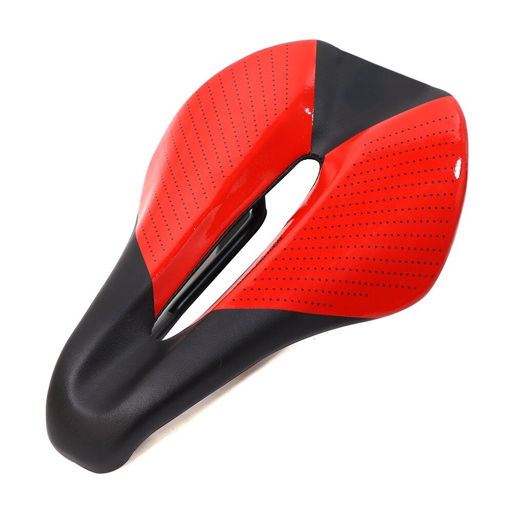 Triathlon Zadel Tijdrit Tt Zadel Split Neus Fietsen Soft Fietsstoeltje Mannen Vrouwen Racing Racefiets Zadels Fiets Accessoires: Rood