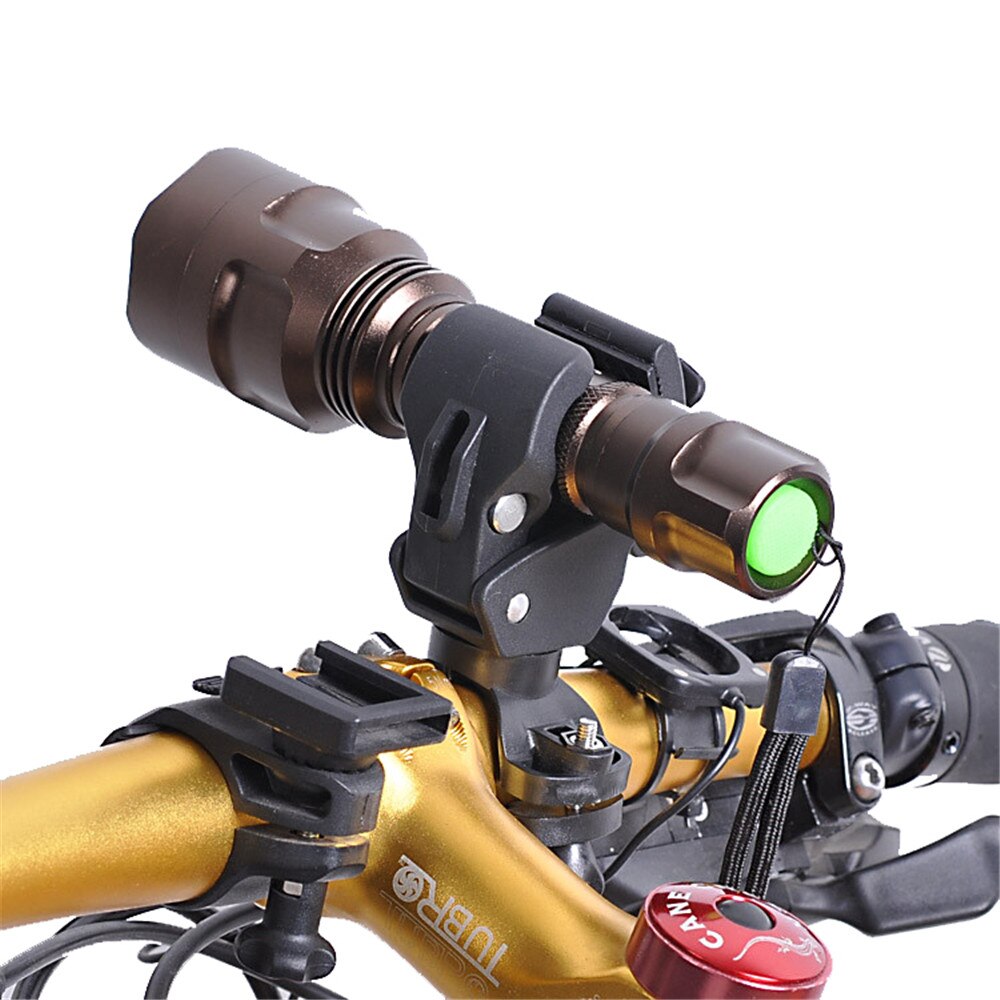 Fahrrad taschenlampe Halfter Fahrrad LED Taschenlampe Halterung Blitz Taschenlampe Halfter Vor Licht Clip Klemme Laterne
