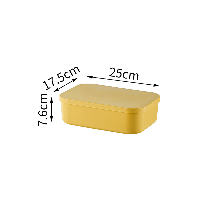 Plastic Storage Box Underwear Toy Stationery Organizer Makeup Jewelry Case Laundry Basket Kitchen Containers for Food with Lids: Red