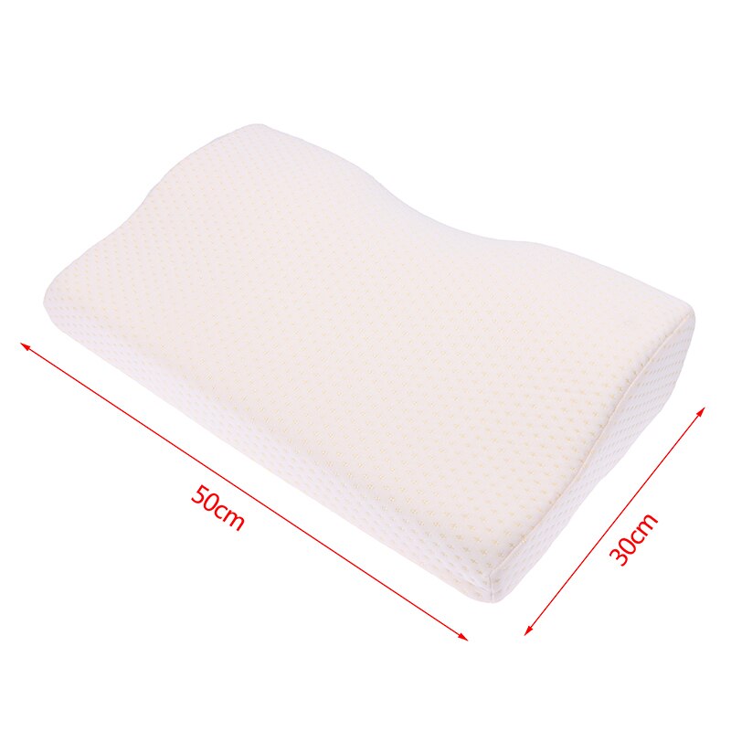 Memory Foam Bedding Pillow Neck Protection Slow Rebound Memory Foam Butterfly Shaped Pillow Health Cervical Neck Size In 50*30CM