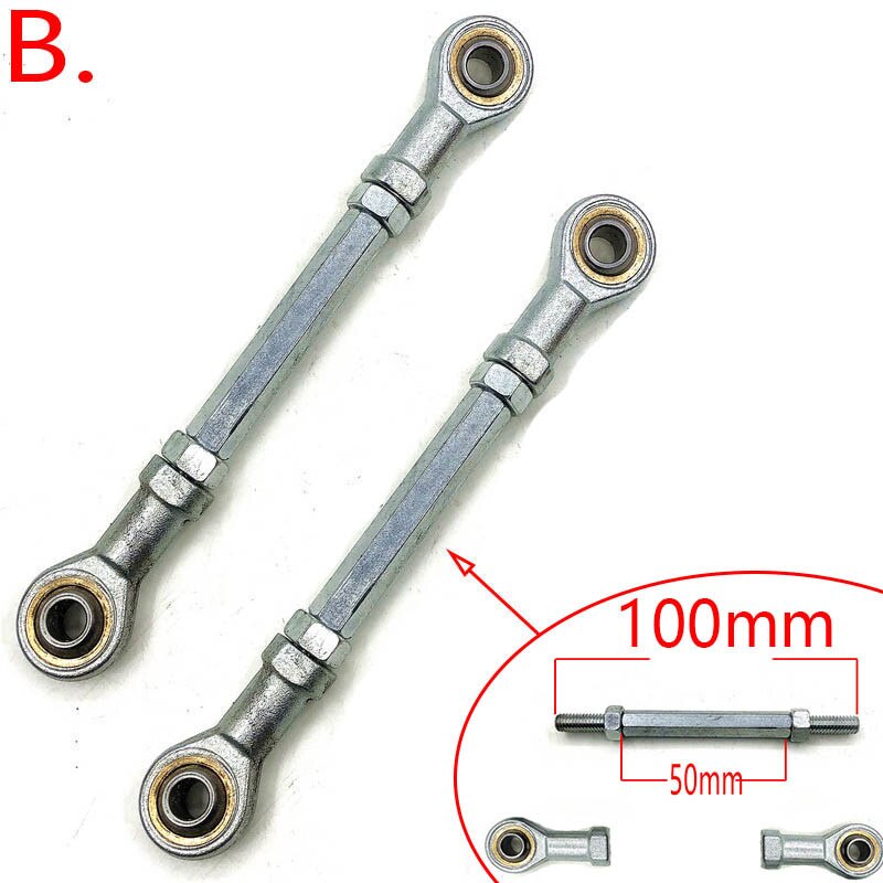 150mm/170mm 8mm Steering Tie Rod kit Ball Joint For 49cc Electric Mini Kids ATV Go Kart Buggy Quad Bike Parts: Green