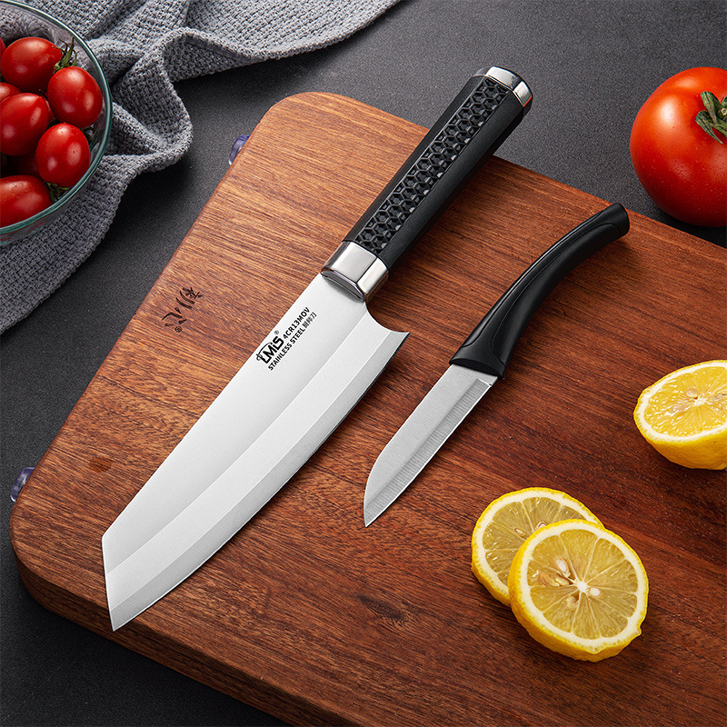 Cuchillo de acero inoxidable 4Cr13 para cortar hueso, utensilio de cocina con mango ergonómico, para Chef, carne de aves de corral, fruta, herramientas de corte