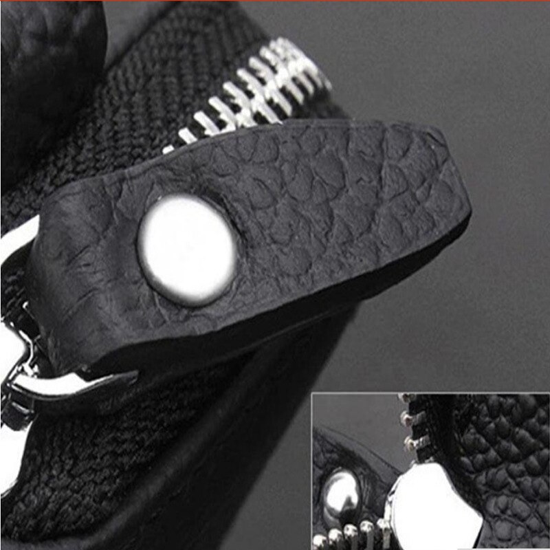 Männer Frauen Schlüssel Halfter KleiderbüGel fallen Leder Schlüsselanhänger Tasche Tasche Auto Brieftasche Schlüssel Ring