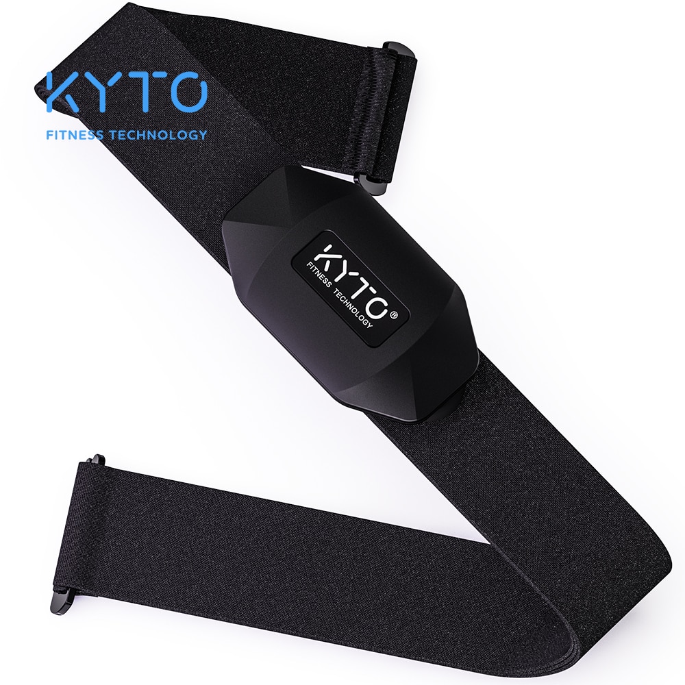 KYTO cardiofrequenzimetro cinturino toracico Bluetooth 4.0 ANT Fitness Sensor cintura compatibile Wahoo Polar Garmin banda esterna collegata