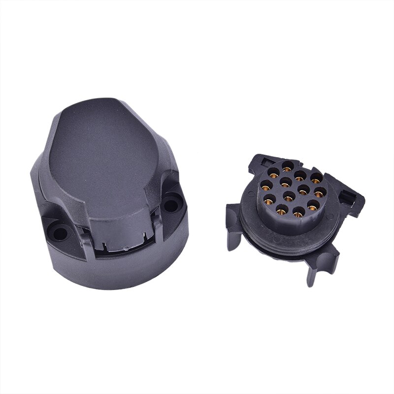 12v plast tilhenger socket båthenger tilbehør 7- polet kjerne pol caravan kontakt adapter rv tilbehør