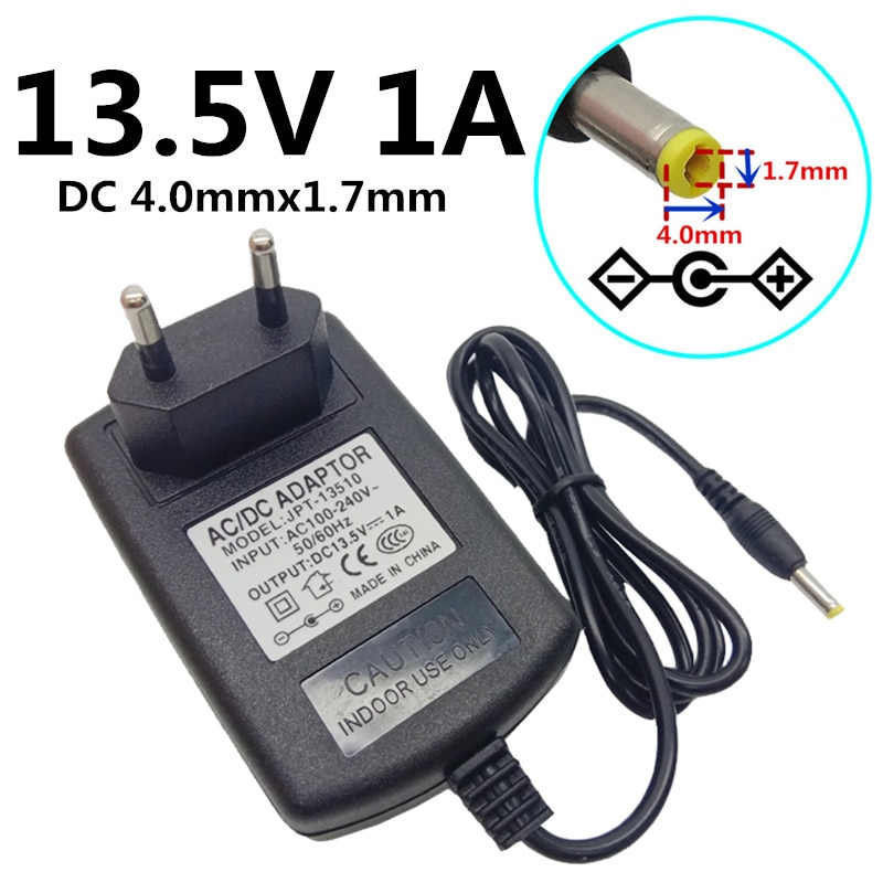 Eu Ons Uk Au Plug Ac 110V 220V Naar Dc 13.5 V 1A 1000mA Ac Voeding 4.0mm * 1.7 Mm Converter 13.5 Volt Dc Power Adapter Adapter