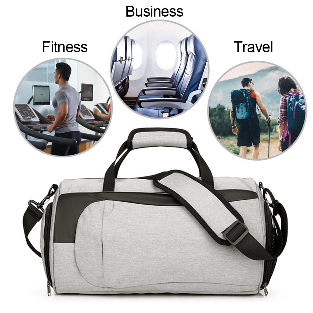 Bolsas de Fitness para entrenamiento para hombre y mujer, bolso de viaje para gimnasio, deporte al aire libre, natación, Yoga húmedo seco para mujer