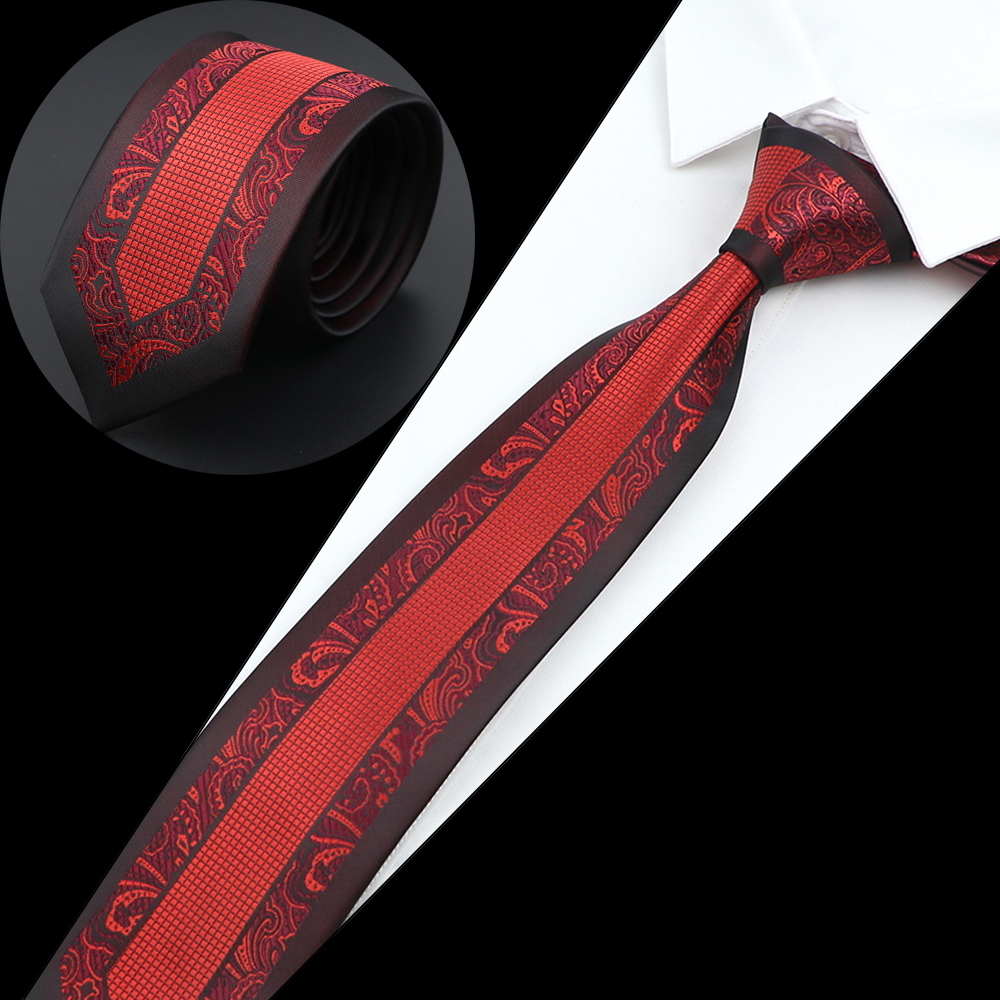 Nuova cravatta di lusso moda uomo cravatta in tessuto jacquard magro sottile 6 cm rosso marrone floreale cravatta festa banchetto camicia accessorio regalo: esercito verde