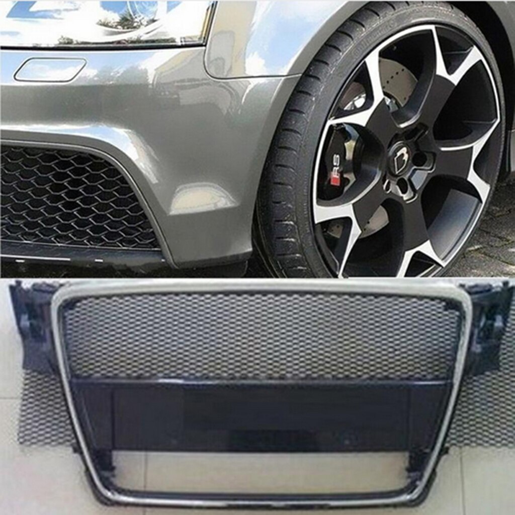 Bil front kofanger grill mesh netto aluminium 8 x 25mm sekskantet form