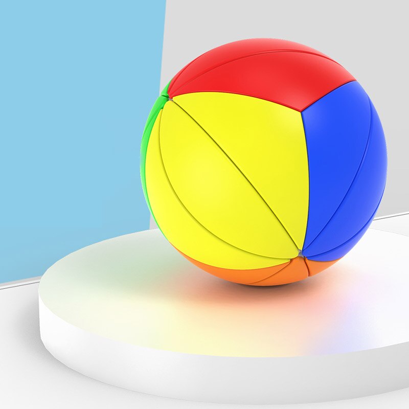 Kinder 3D Magie Cube Spielzeug Lernen Pädagogisches Runde Form Multi-farbe Geschwindigkeit Yeet Ball Cube ABS Anti Stress Spiel puzzle Cube