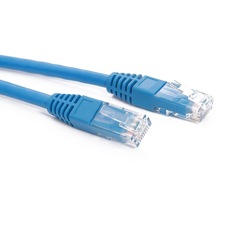 10Gtek 6Pcs CAT6 UTP Patch Cord, 1Meter (3.3 Ft)RJ45 Network Cable,Blue,24AWG For Gigabit Ethernet Switch Router