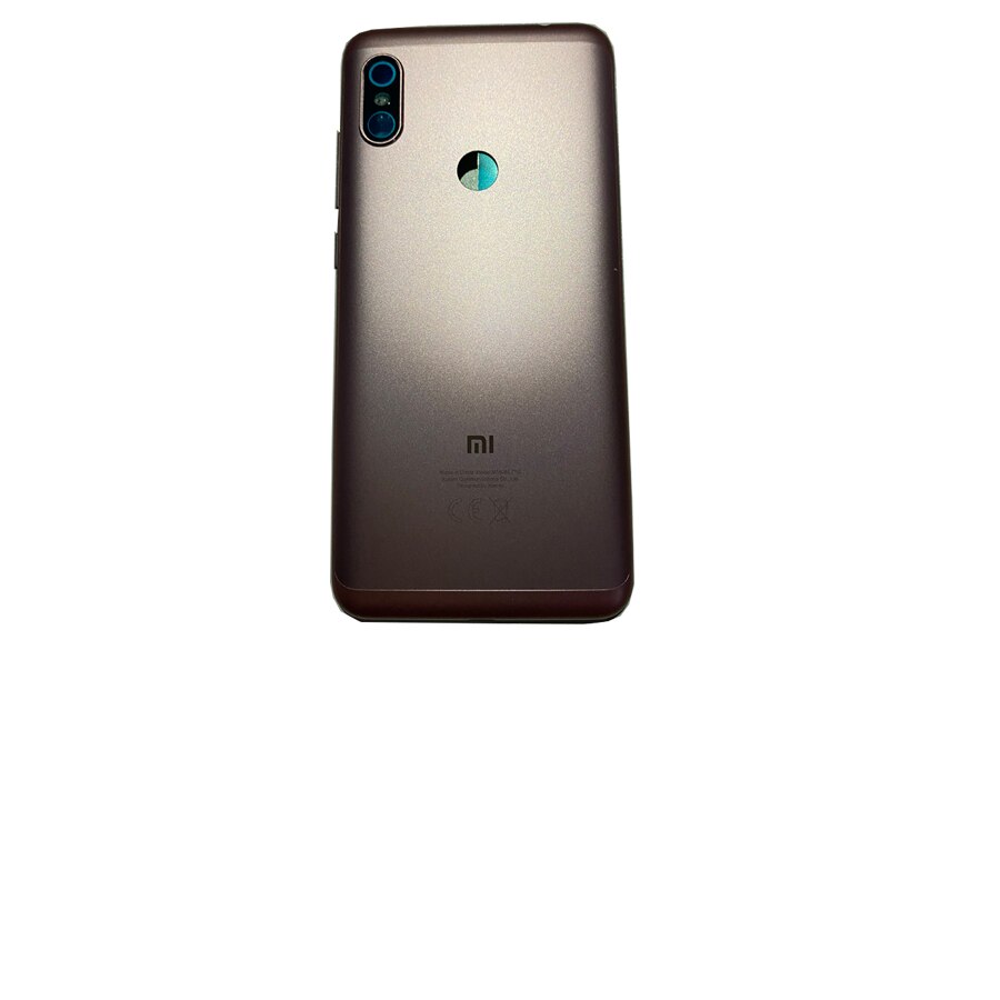 Original For Xiaomi Redmi Note 6 Pro Battery Back Cover Housing Door Case Panel + Camera Glass Lens+ Side Keys Replacement Parts