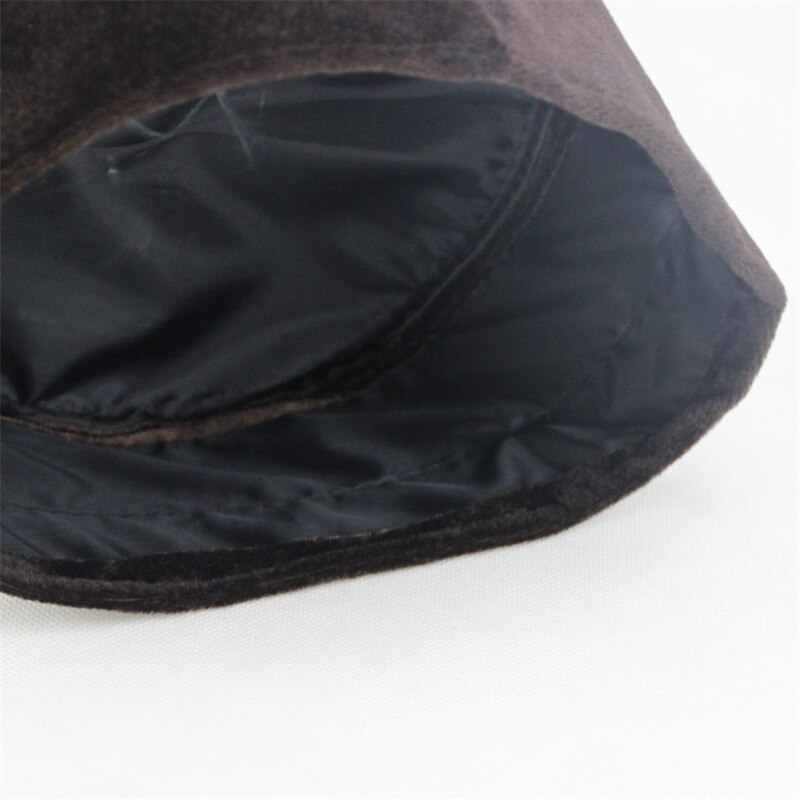 Chapeau Musulman en velours pour hommes, chapeau de prière d&#39;hiver, couvre-chef islamique, casquette Hijab arabe