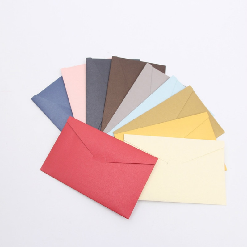 22x11cm DL Envelopes for Wedding Invitation Thank You Card Pearl Paper Envelope Cute Stationery Paper Envelop Wallet Envlop
