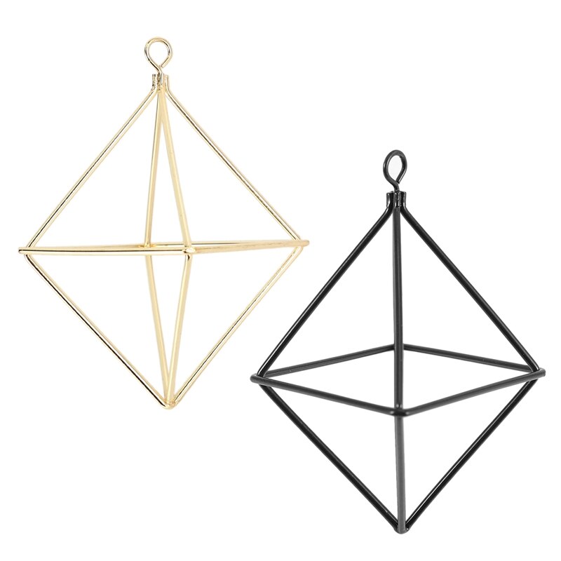 indipendente Fioriere Pensili Geometrica Altalena in Ferro Battuto Tillandsia aria Piante Supporto Triangolare A Forma di Metallo Cremagliera