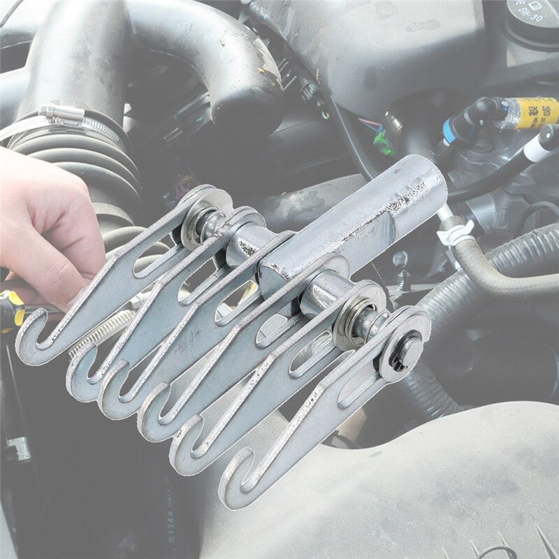 UUYYEO Fingernagel-Krallenringe – Metall, Silber, 10 Stück | Lange Spitze Fingerklauen Für Kostüm & Party