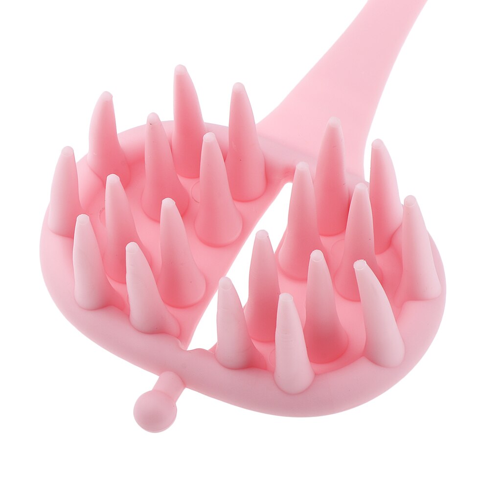 Hårbotten massager mjäll borste silikon schampo hårborste hårvård styling