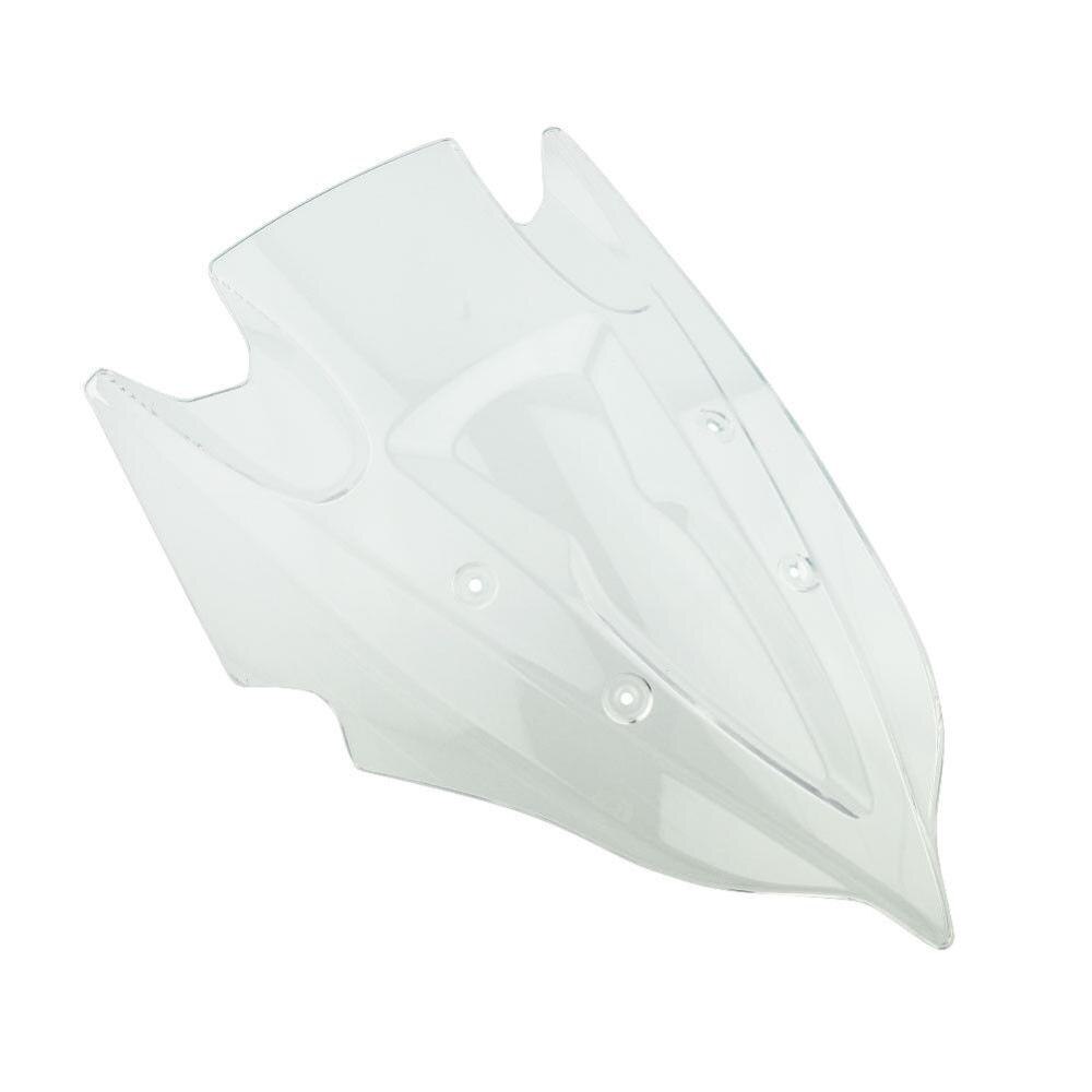 Parabrisas delantero de la motocicleta parabrisas Panel de la pantalla del viento carenado de parabrisas para Kawasaki Z250 Z750: Clear