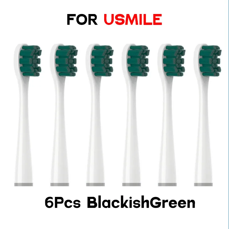 Toothbrushes Head Suitable for All Models of Usmile Brand Electric Toothbrushes Independent Vacuum Packaging: WHITE