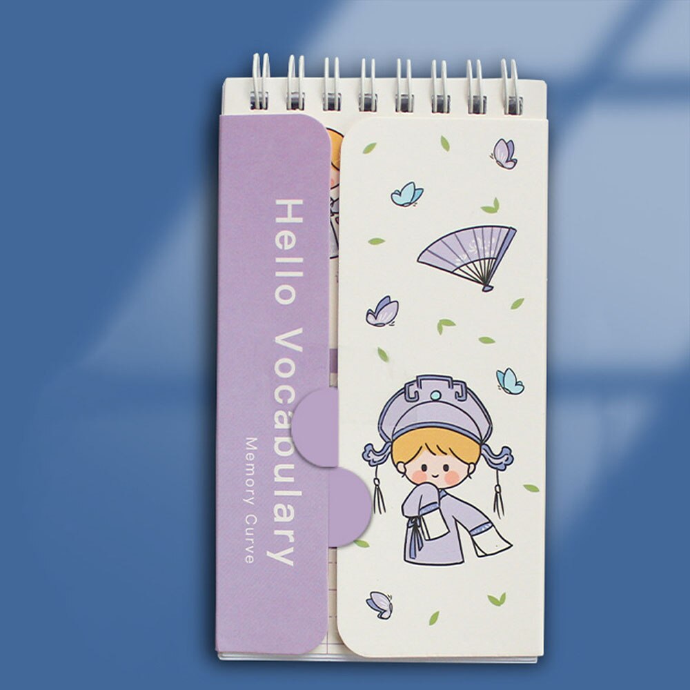 School Stationery Mini Words Book Vocabulary Notebook language learning memory book small wordbook Student Supplies: purple