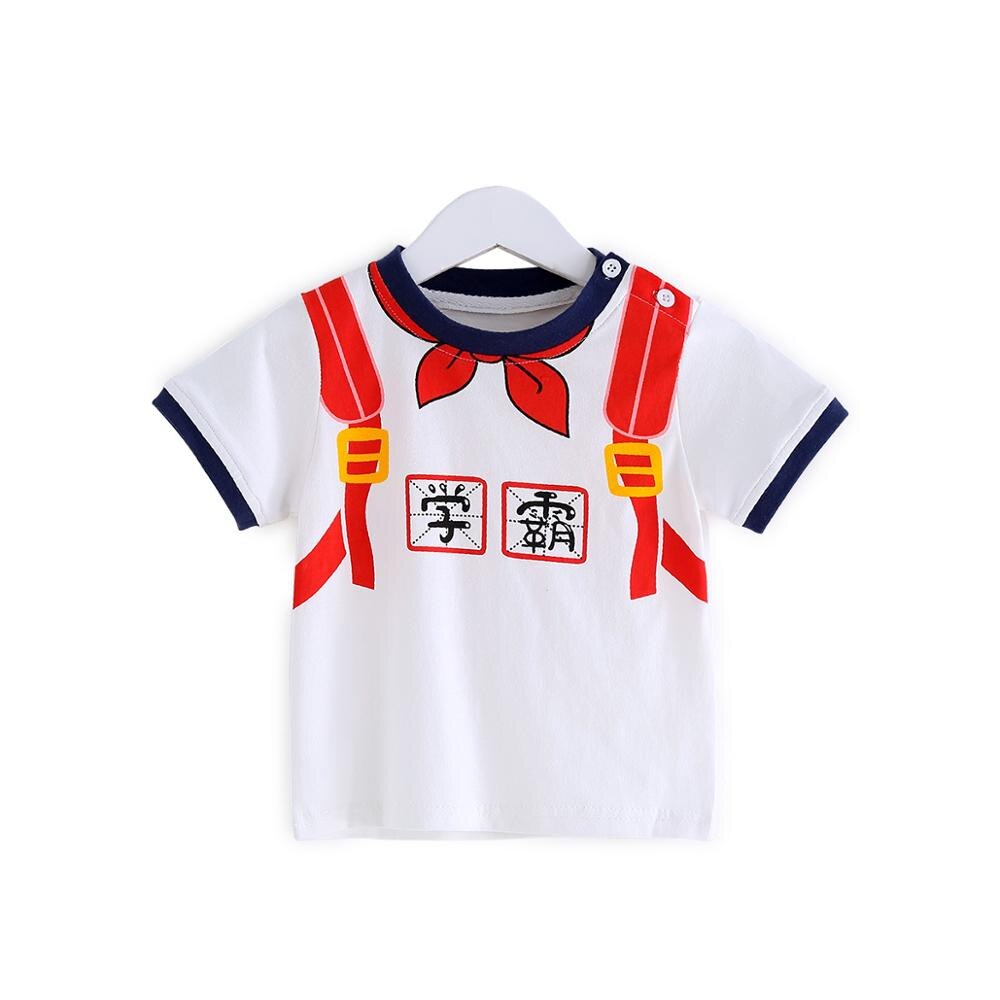 Ciciibear Babykleertjes 0-5Y Zomer Kinderkleding Katoenen Stijl Tops Kleding Kid Jongens Meisjes Korte Mouw T-shirt