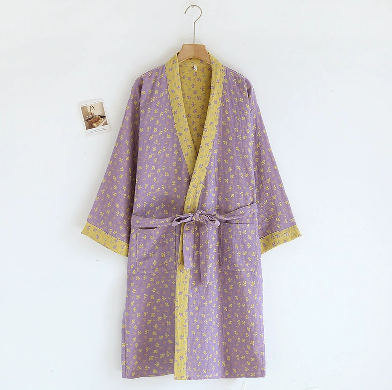Albornoz tipo kimono multicolor, pijamas para – Grandado