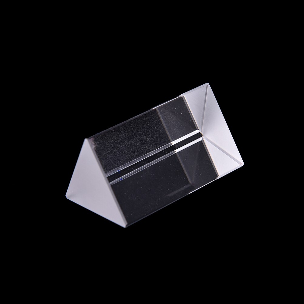 5 cm Triangular Prisms for Teaching Optical Glass Triple Physics Light Spectrum Optical Prism For Physics Experiment