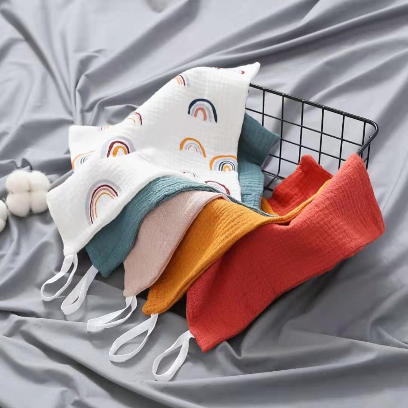 5 Stck Handtuch Baby Waschlappen Baby Handtuch Taschentuch Baumwolle Spucktuch Weichen, Saugfähigen Blick Kindergarten Waschlappen