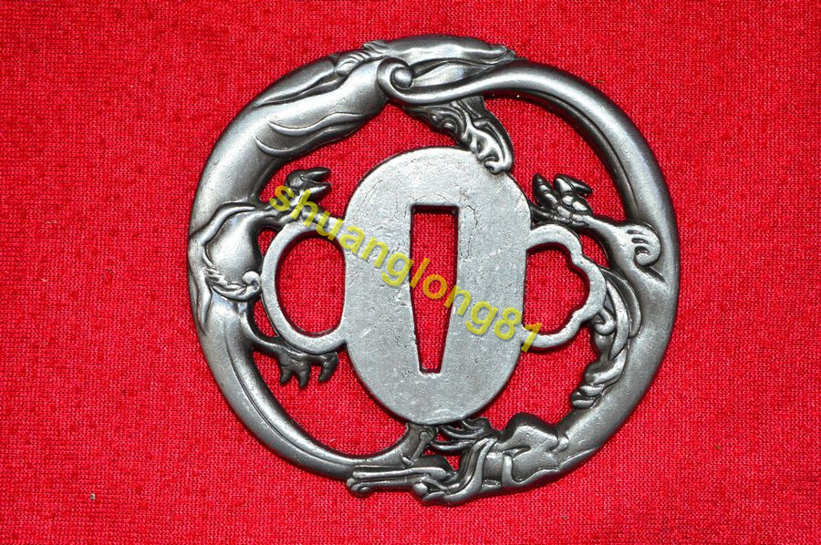 HandMade Tsuba Guard Japan Japanese Alloy Guard Tsuba For Samurai