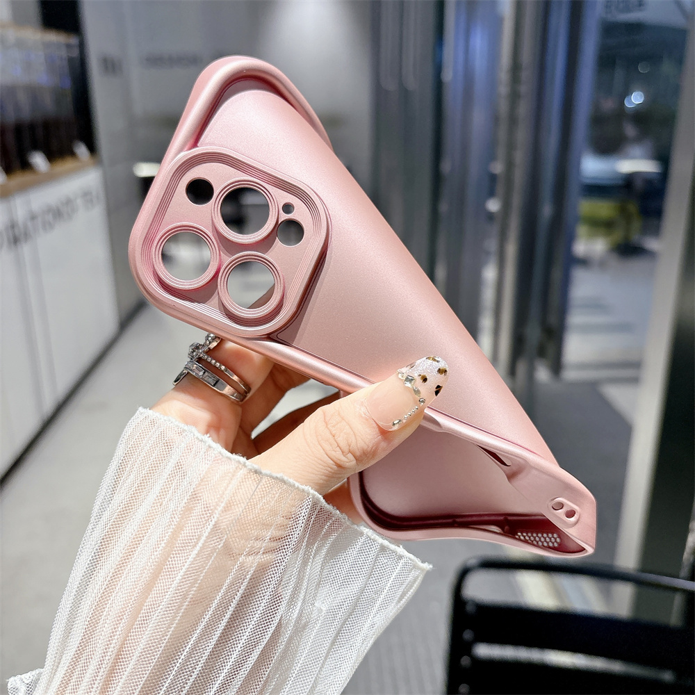 Pink Lanyard Soft Phone Case For iPhone 11 12 13 14 15 Pro Max 16 Pro Max Plus X Xr Xs Max Wrist Band Shockproof Cover