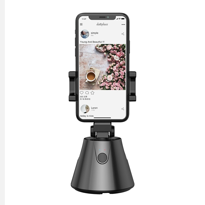 Mobile PTZ Smart AI Face Recognition And Tracking Mobile Phone Live Support PTZ Live 360° Intelligent Steering System