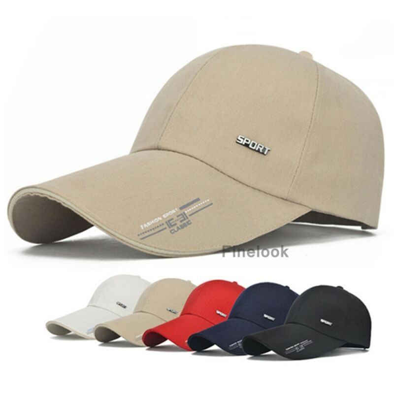hommes couleur unie casquette de Baseball réglable Snapback plaine camionneur Funky Sport Hip-hop chapeau blanc noir rouge bleu