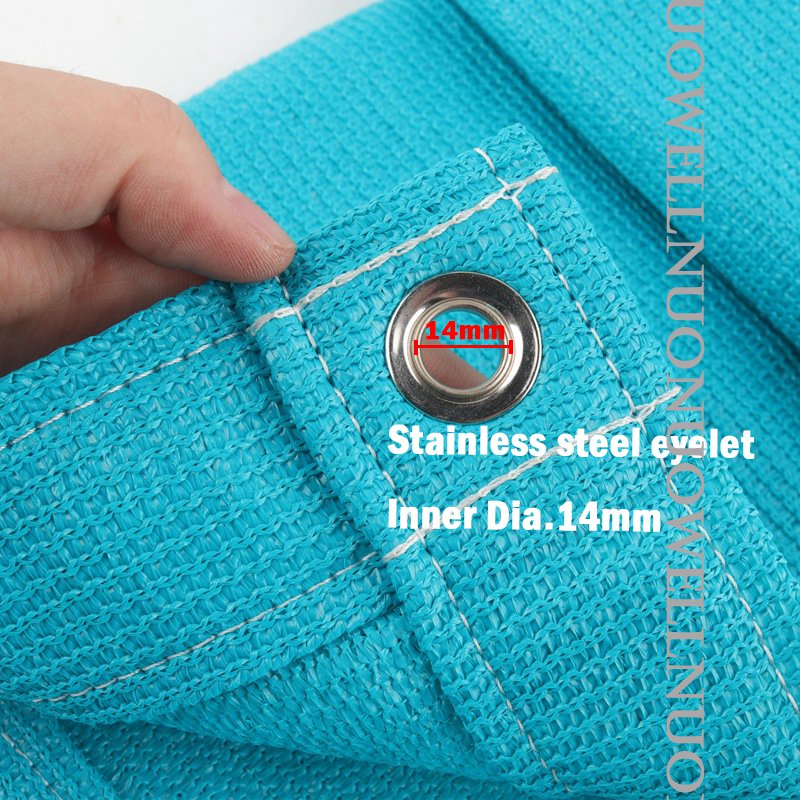 Width 0.8M/0.9M Light-Blue Balcony Garden Fence Cover Privacy Screen Shelter Pergolas Awning Swimming Pool Terrace Shade Cover