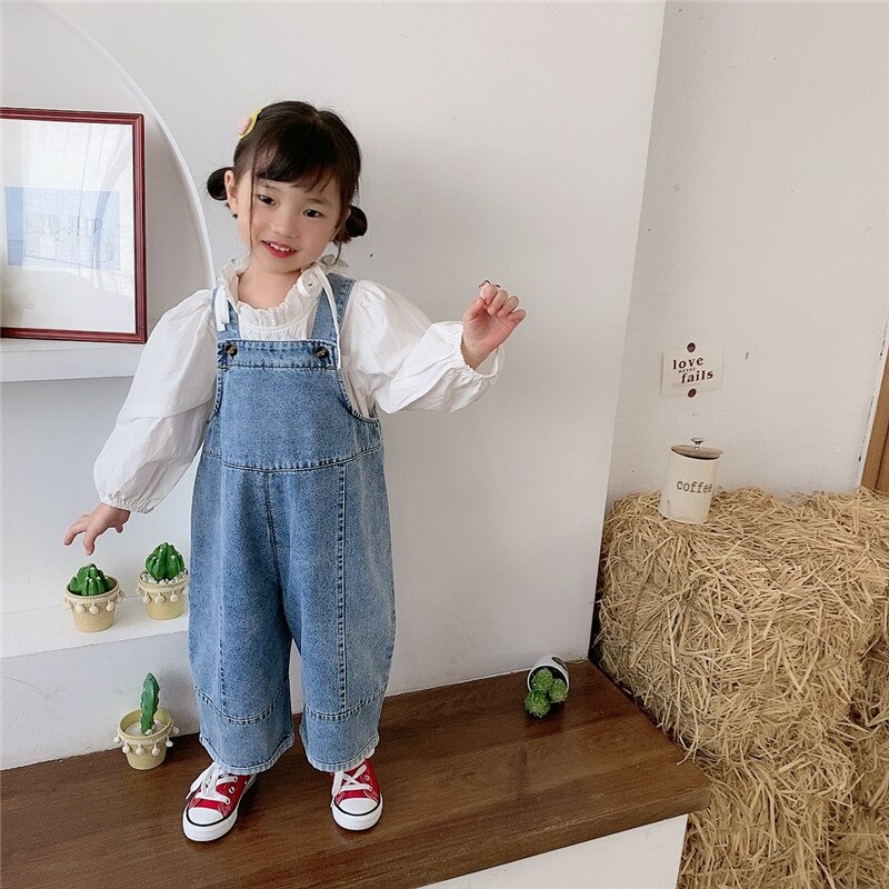 Spring Kids Children Clothes Oversized Wide Leg De... – Grandado
