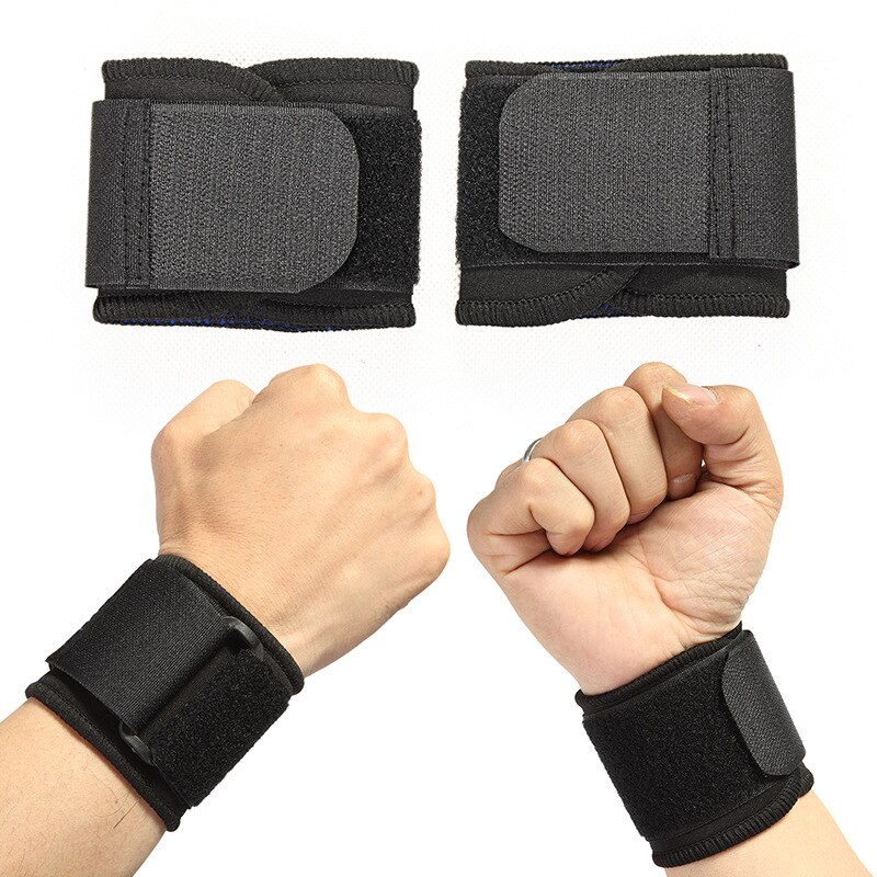 Adjustable Soft Wristbands Wrist Support Bracers For Gym Sport Basketball Carpal Protector Breathable Wrap Band
