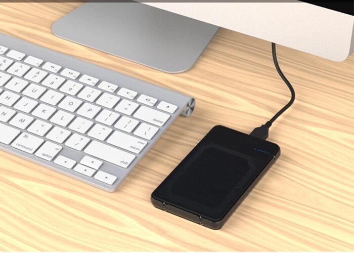 3TB High speed USB 3.0 to SATA Enclosure Storage Box for 2.5 inches Hard Disk Drive HDD SSD SATA with cable heat dissipation